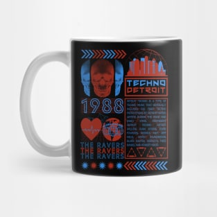 Detroit Techno - Techno Music - Techno Merch Mug